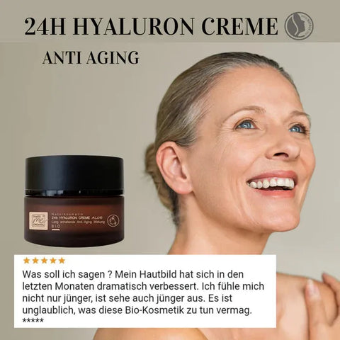 24h Anti-Aging Hyaluron Creme Aloe - 50ml BIO-Naturkosmetik - VITALOVE - Naturprodukte