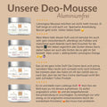 Deo-Mousse Salbei Zirbe 24h+ Deo wie Creme ohne Aluminium Naturkosmetik 50ml - VITALOVE - Naturprodukte