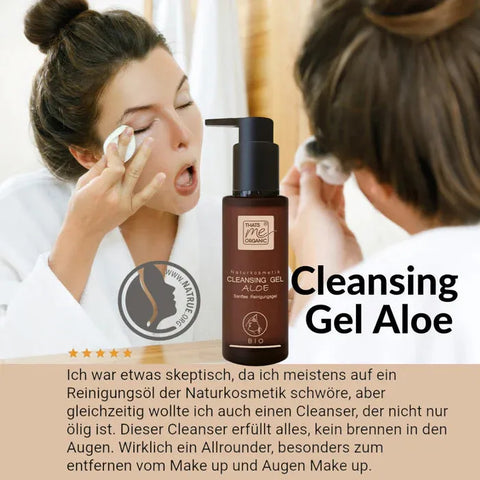 BIO-Cleansing Gel - sanftes Abschmink + Reinigungsgel mit Anti Aging Effekt 100ml - VITALOVE - Naturprodukte