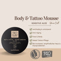 BIO-Body & Tattoo-Mousse sensitive Aloe mit Hyaluron 200ml Naturkosmetik - VITALOVE - Naturprodukte