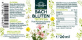 Bachblüten Tropfen - Five Flowers Essenz - alkoholfrei - 20 ml - VITALOVE - Naturprodukte