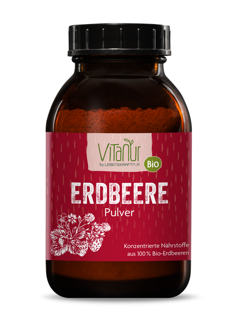 Bio Erdbeere Pulver