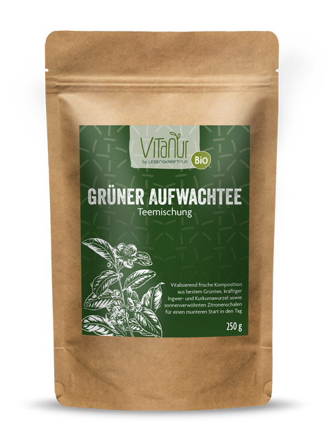 Bio Grüner Aufwachtee Teemischung