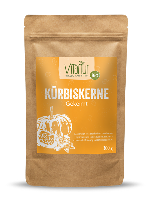 Bio Kürbiskerne Gekeimt