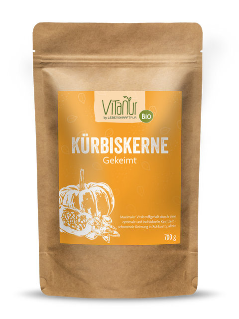 Bio Kürbiskerne Gekeimt