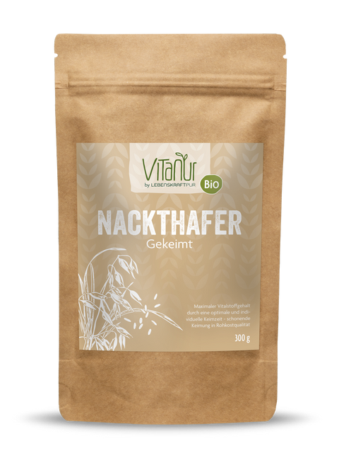 Bio Nackthafer Gekeimt