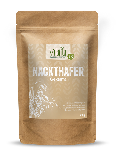 Bio Nackthafer Gekeimt