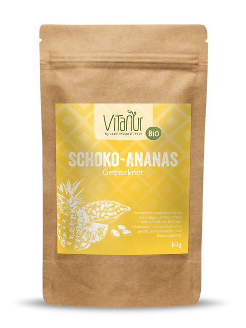 Bio Schoko-Ananas Getrocknet