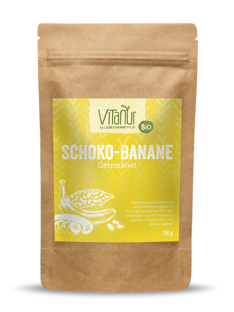 Bio Schoko-Banane Getrocknet