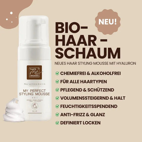 Haarschaum - My perfect Styling Mousse 5 in 1 alkoholfrei Bio-Naturkosmetik 150ml - VITALOVE - Naturprodukte