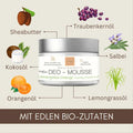 Deo-Mousse Lemongrass-Orange 24h+ Deo wie Creme ohne Aluminium Naturkosmetik 50ml - VITALOVE - Naturprodukte