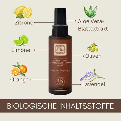 BIO-Aloe Vera Splash 3in1 Hair-Face-Body 100ml Naturkosmetik - VITALOVE - Naturprodukte