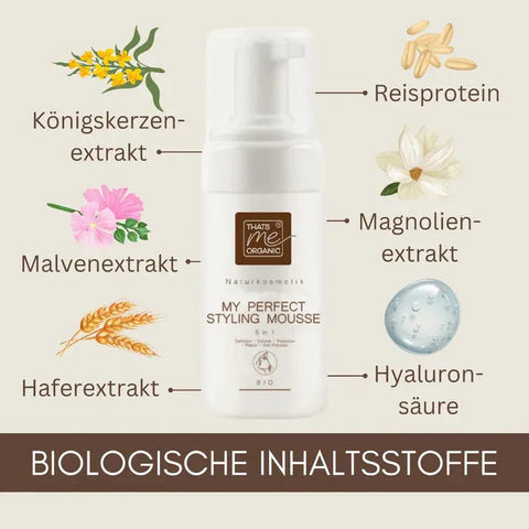 Haarschaum - My perfect Styling Mousse 5 in 1 alkoholfrei Bio-Naturkosmetik 150ml - VITALOVE - Naturprodukte