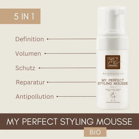 Haarschaum - My perfect Styling Mousse 5 in 1 alkoholfrei Bio-Naturkosmetik 150ml - VITALOVE - Naturprodukte