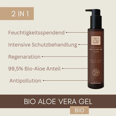 BIO-Aloe Vera Gel 2in1 Hair & Body Superfood 200ml BIO-Naturkosmetik - VITALOVE - Naturprodukte