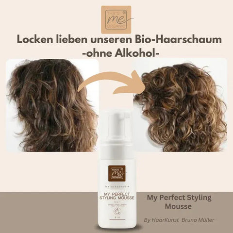 Haarschaum - My perfect Styling Mousse 5 in 1 alkoholfrei Bio-Naturkosmetik 150ml - VITALOVE - Naturprodukte