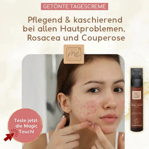 Magic-Touch getönte BIO-Tagescreme Slow Aging 50ml im Glas (vegan) - VITALOVE - Naturprodukte