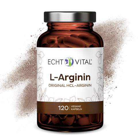 L-Arginin - 1 Glas mit 120 Kapseln