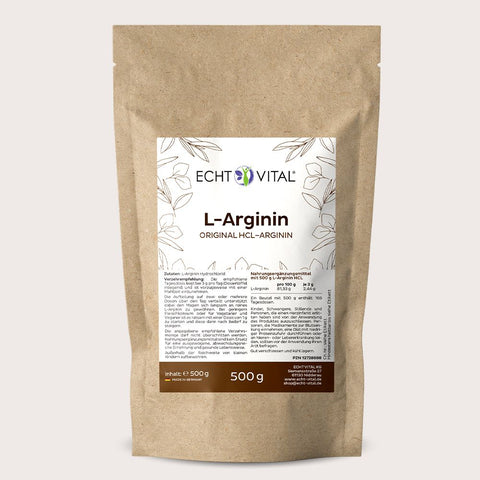 L-Arginin - Beutel mit 500 g Pulver