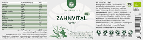 Bio Zahnvital Pulver