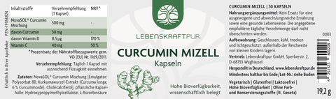 Curcumin Mizell Kapseln