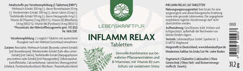 Inflamm Relax Tabletten