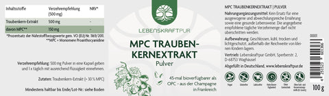 MPC Traubenkernextrakt Pulver