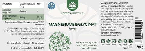 Magnesiumbisglycinat Pulver