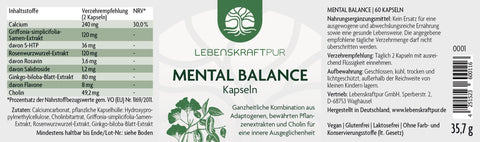 Mental Balance Kapseln