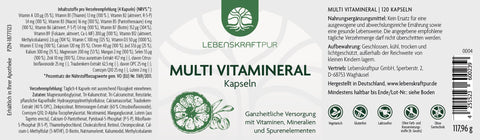 Multi Vitamineral Kapseln