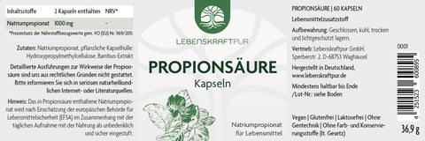 Propionsäure Kapseln