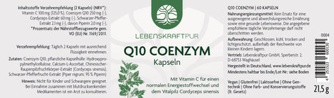 Q10 Coenzym Kapseln