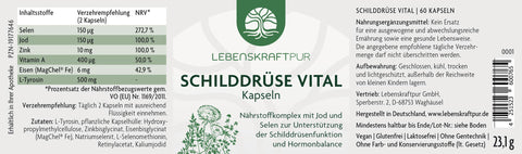 Schilddrüse Vital Kapseln