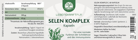 Selen Komplex Kapseln