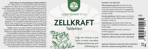 Zellkraft Tabletten