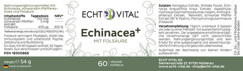 Echinacea+ - 1 Glas mit 60 Kapseln