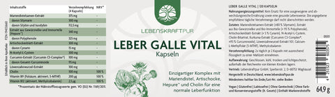 Leber Galle Vital Kapseln