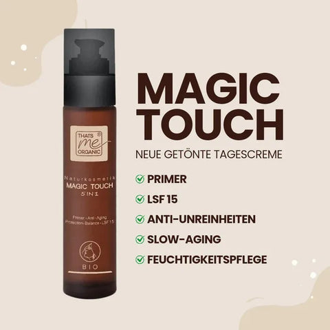 Magic-Touch getönte BIO-Tagescreme Slow Aging 50ml im Glas (vegan) - VITALOVE - Naturprodukte