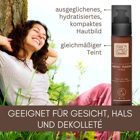 Magic-Touch getönte BIO-Tagescreme Slow Aging 50ml im Glas (vegan) - VITALOVE - Naturprodukte