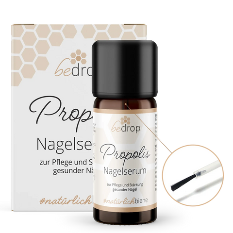 Propolis Nagelserum - Nagelpflege mit hochdosiertem Propolis & 4 ätherischen Ölen - 10ml - VITALOVE - Naturprodukte