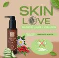 SKIN-LOVE - Wildrosen Serum mit Aloe Vera & Hyaluron Bio-Naturkosmetik 100m - VITALOVE - Naturprodukte