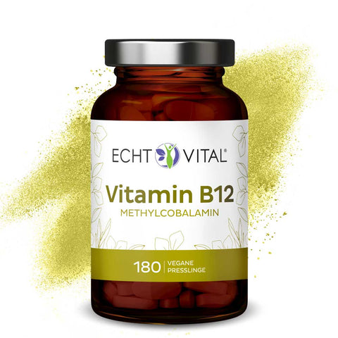 Vitamin B12 - 1 Glas mit 180 Presslingen