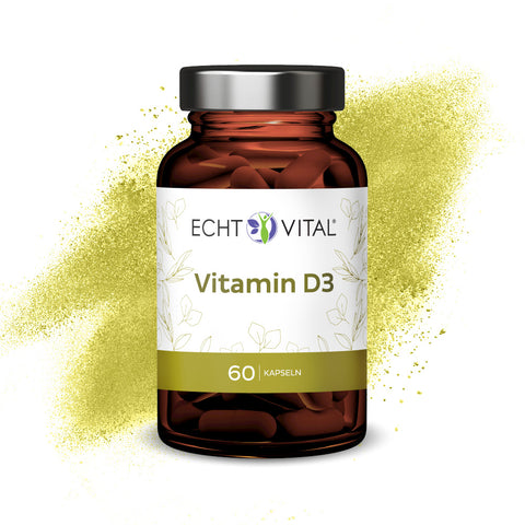 Vitamin D3 - 1 Glas mit 60 Kapseln