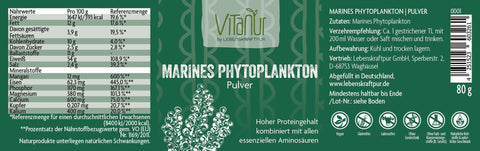 Marines Phytoplankton Pulver