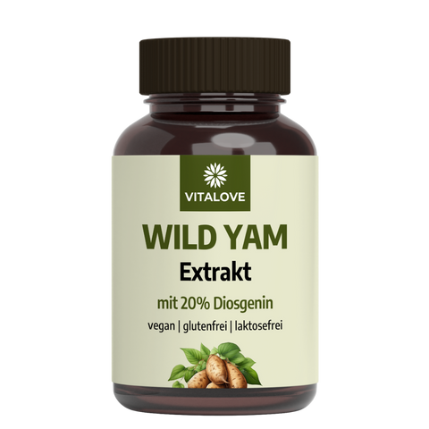 Wild Yam Extrakt - 20 % Diosgenin - 120 Kapseln (vegan)