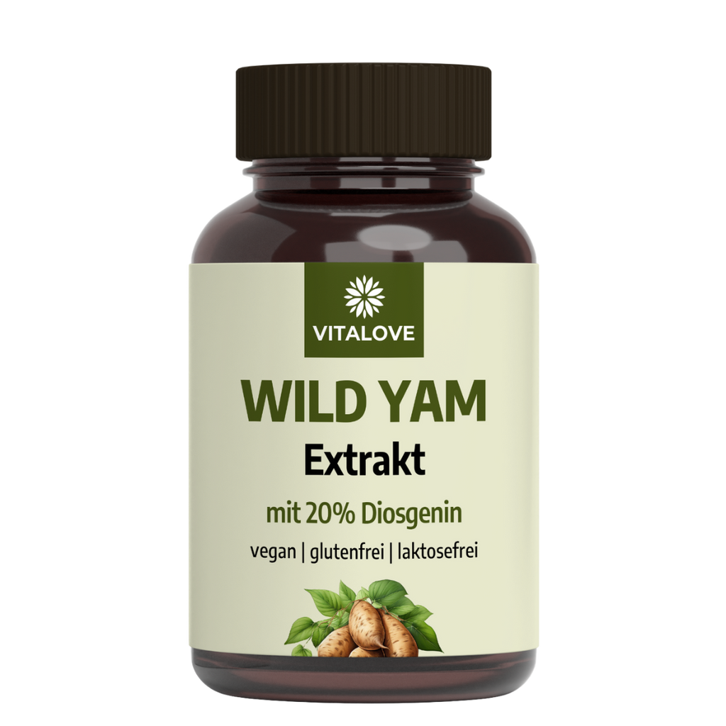 Wild Yam Extrakt - 20 % Diosgenin - 120 Kapseln (vegan)