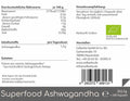 Bio Ashwagandha- 500 Kapseln (Superfood) - VITALOVE - Naturprodukte