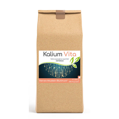 Kalium Kapseln - (Kaliumcitrat) 1060 mg pro Tagesdosis (Nerven-Muskeln-Blutdruck)