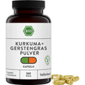 Bio Kurkuma + Gerstengras 360 Kapseln - VITALOVE - Naturprodukte