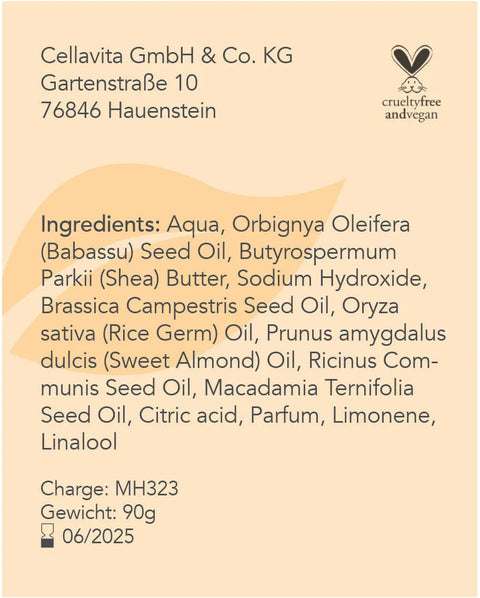 CellaPure Mango Haarseife - VITALOVE - Naturprodukte